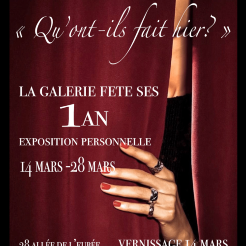 Exposition Anniversaire " Qu'ont ils fait hier " de Olesya Lisa