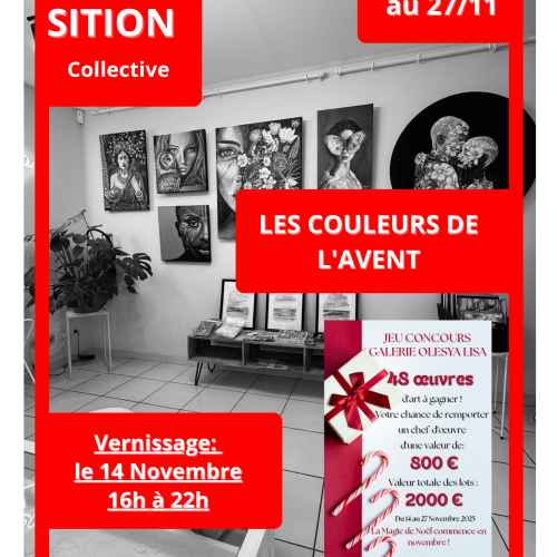 Vernissage "les couleurs de l'avent"