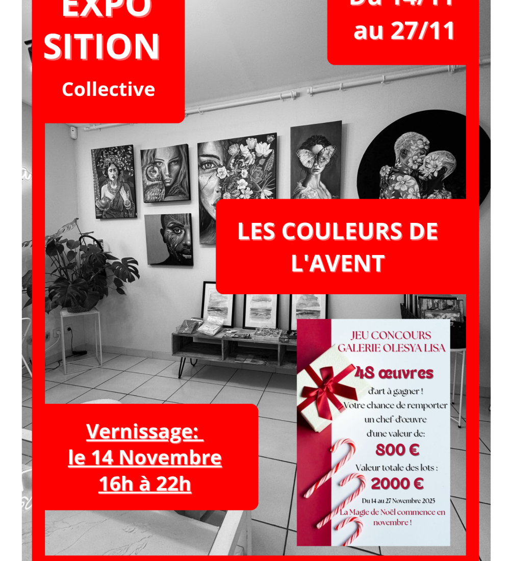 Vernissage "les couleurs de l'avent"